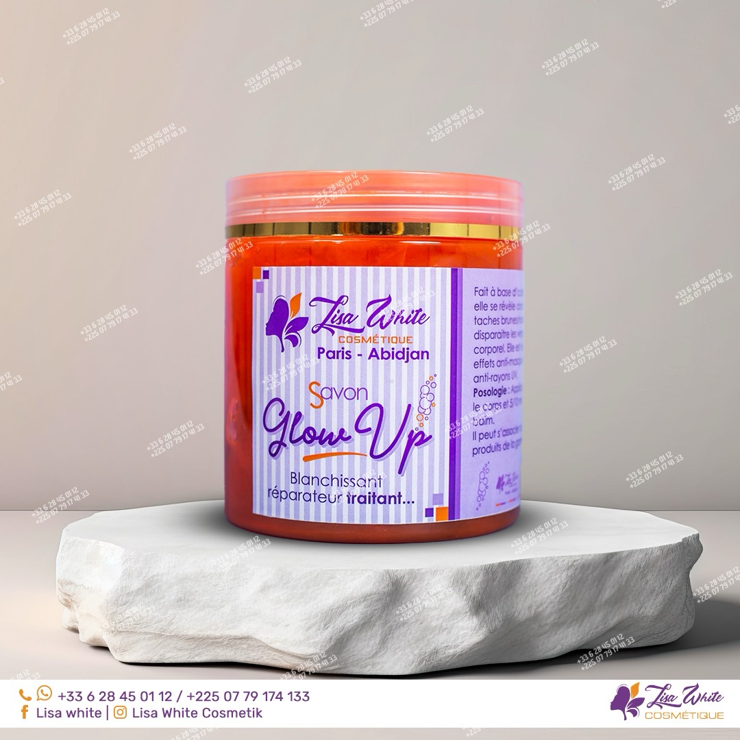 Savon éclaircissant Glutathione White Abebi White - 201-300ml, Fabriqué En Suisse